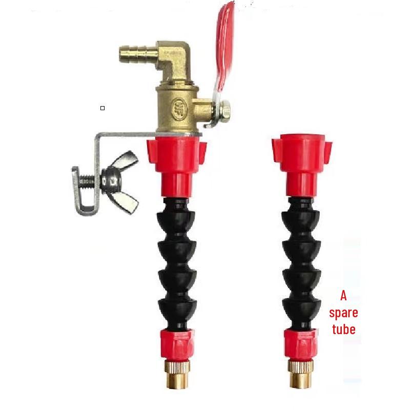 Universal Flexible Water Nozzle for Cutting & Grooving Machines - Dustproof Spray Head for Marble Saw Blade Cooling
