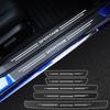 Car Door Sill Protector Carbon Fiber Threshold Stickers For Kia Sportage Nq5 2 4 2017 2018    2022 2023