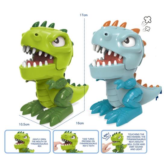 Игра «Зубы динозавра» Игра «Укуси палец» Игрушка-динозавр со сверкающими глазами Толкай