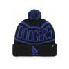 LA Dodgers Calgary MLB 47 Knitted Cuff Bobble Hat