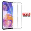 2 шт. прозрачная закаленная стеклянная защитная пленка для экрана Samsung Galaxy A05S A15 A25 A35 A55 A34 A54 A13 A23 A53 M15 M35 Redmi 14C 13 13C 12C Note 14 12