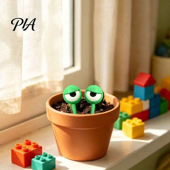 Personalized Gifts for Plant Lovers 3D Printed Funny Eye Stakes, Cartoon Garden Stake, Whimsical Indoor Decor Succulents Potted Decor, Novelty Flower