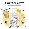 XiangLeMei Hello Kitty 22-дюймовый чемодан из свиной кожи для ручной клади
