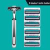 2-Layer Old-Fashioned Men's Manual Shaving Razor
