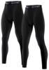 Sports Set of Compression UV Sweat Quick Power Running Long Front [NEWHEY] Men's Tights, 2, Wear, Protection, Absorbing, Drying, Stretch, Tights,