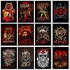 Slayer Heavy Metal Rock Band Альбом Плакат Настенное Искусство Картина На Холсте Скандинавская Гостиная Домашний Клуб Декор Картина Cuadro Без Рамы