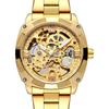 New Top Brand Automatic Mechanical Watch Hollow-out Carved Men's Waterproof Luminous Fashion Watch