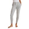 SkinniFit Women Unisex Adult Heather Stars Cuffed Lounge Pants
