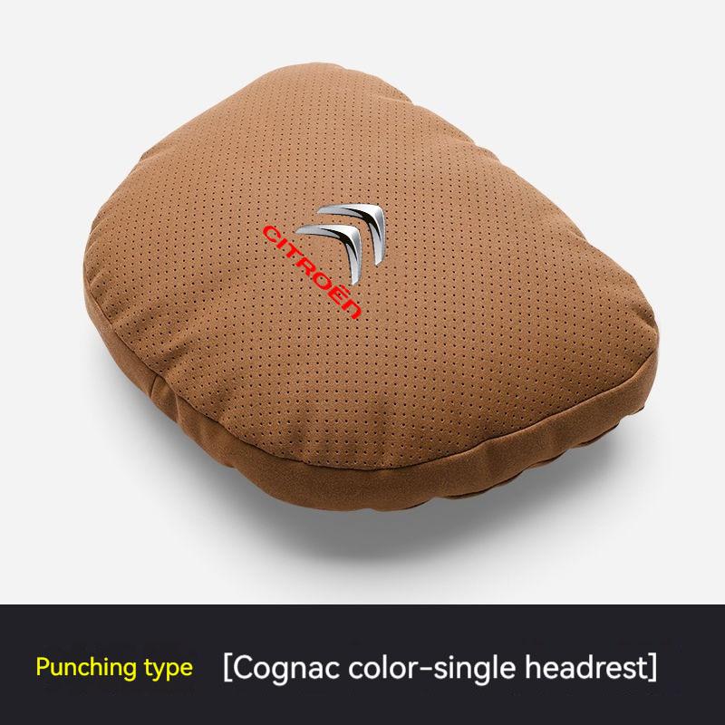 Car Headrest Cover Seat Head Rest Neck Pillow Protector For Citroen DS 3 C4 C3 C5 Aircross Berlingo Celysee Cactus Picasso Saxo anm123