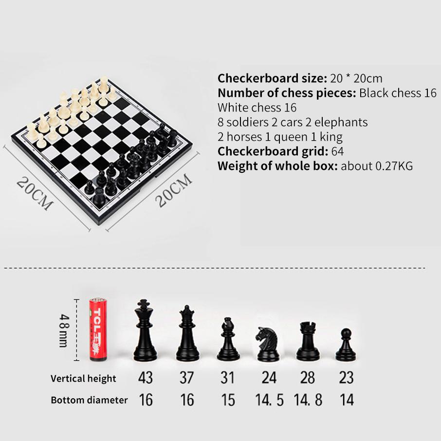 Портативный специальный магнитный набор для шахмат, нард и шашек, большая доска, шашки, развлечения, рождественские дорожные игры для взрослых и детей, подарок