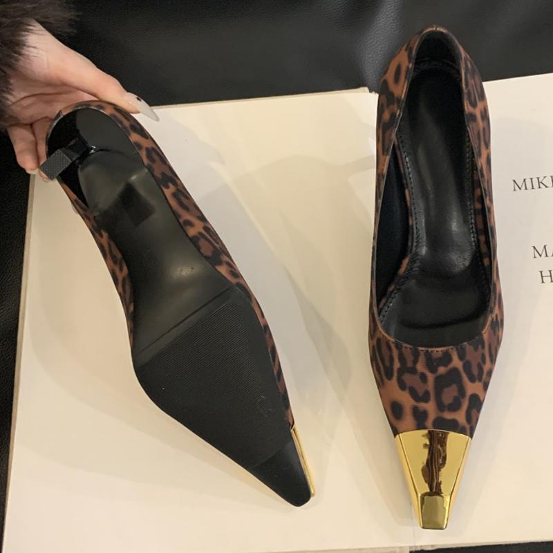 Модные мюли Eilyken в уличном стиле с металлическим носком, женские туфли-лодочки, модные туфли на тонком высоком каблуке для банкета, вечеринки