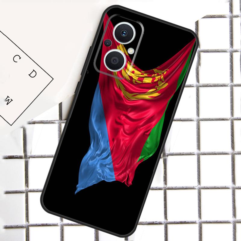 Eritrea Flag Phone Case For OPPO Reno 14F 10 11 12 13 F 14 Pro 8T 7 8 Lite OPPO Find X8 X6 X5 X9 Pro Cover