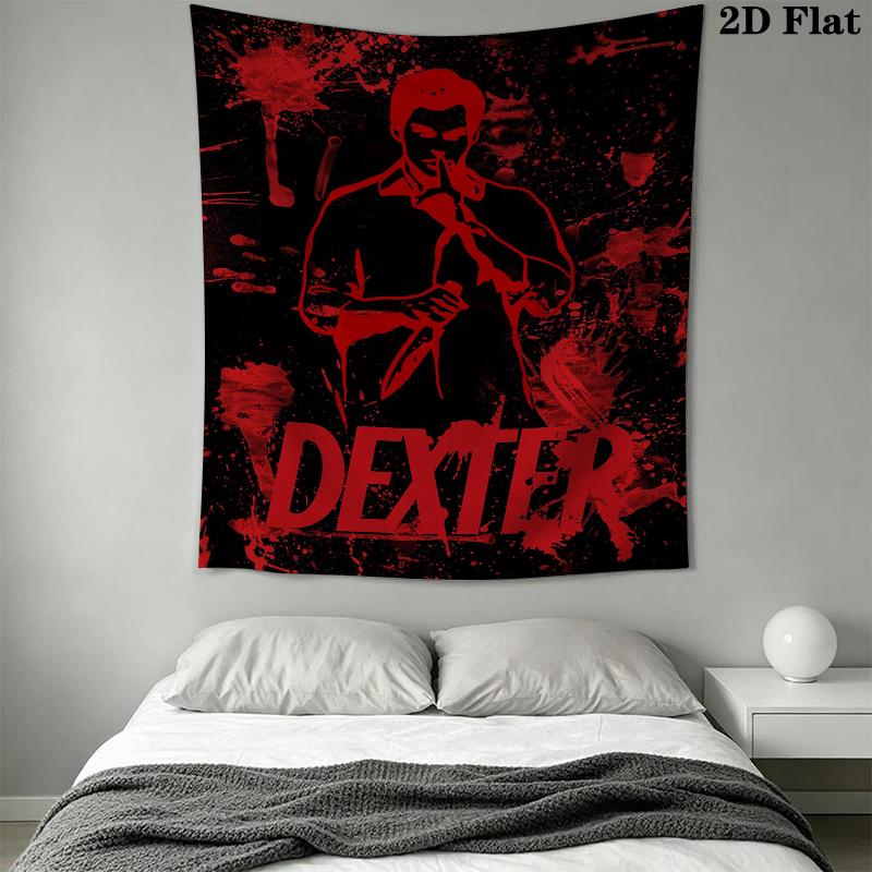 DEXTER Wall Tapestry Aesthetic Wall Hanging Printed Fabric Blanket Decorative Tapestries for Bedroom Living Room Home Decor