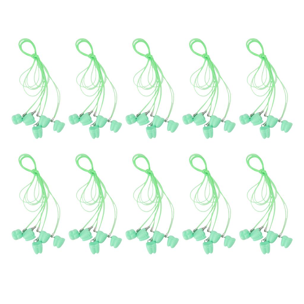 50 шт. Ожерелья для хранения выпавших зубов, Портативные футляры для хранения выпавших зубов для детей