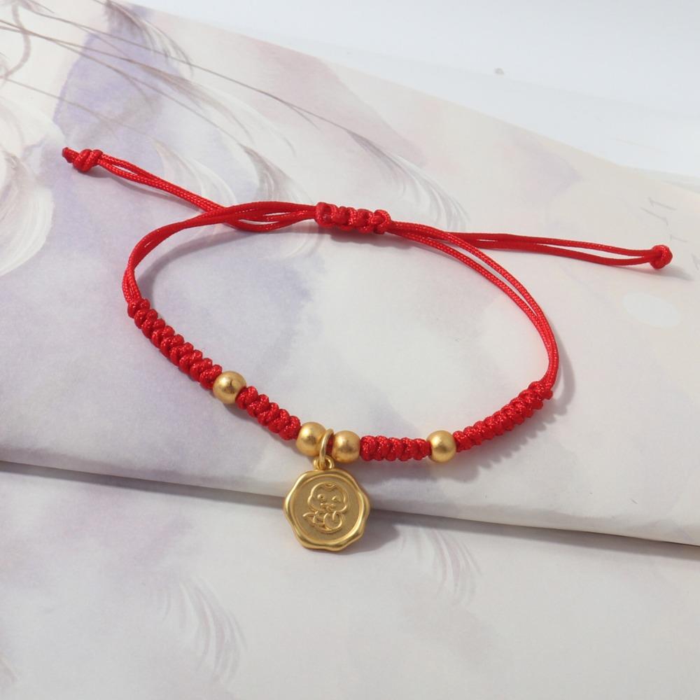 New Year Snake Year Bracelet Hand Rope Fortune Bracelet Unique Lucky Red Rope Decoration