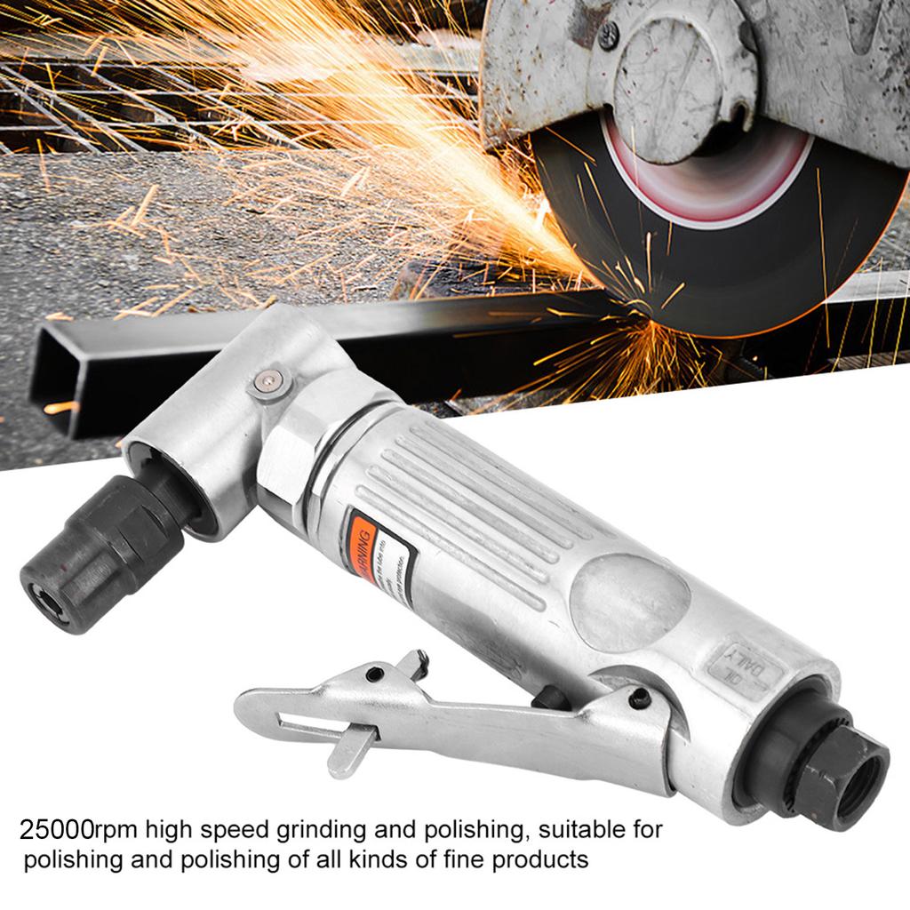 Industrial Angle Die Grinder 90 Degrees Pneumatic Grinding Polishing Handle Tool 25000rpm