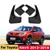 Автомобильные брызговики для Toyota RAV4 2013-2018 XA40, брызговики, передние и задние брызговики, автоаксессуары