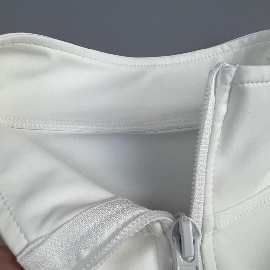 Women Sports Jacket Full Zip High Elasticity Yoga Jacket Stand Collar Slimming Fitness Top for Running Yoga Workout