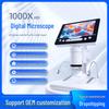 Портативный цифровой микроскоп 1080P с экраном - 100-кратное увеличение для ремонта печатных плат