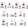Realistic Vampires False Teeth Set With Blood Effect And Safe Dental Cosplay For Halloween Costume Accessories