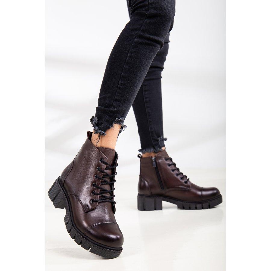 Женские повседневные ботинки из натуральной кожи