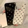 Классический чехол для телефона в горошек, подходит для iPhone 17 16 15 14 13 12 11 Pro/Max/Plus, противоударная задняя крышка