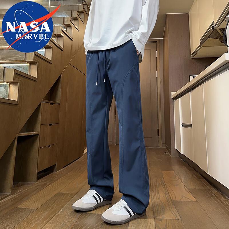 NASA MARVEL Men's Straight-Leg Casual Pants