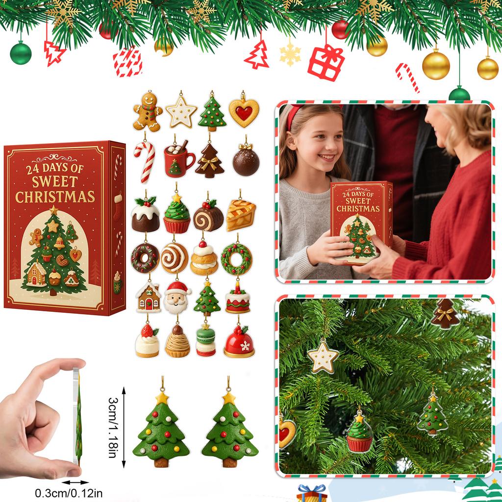 Advent Calendar Contains 24 Gifts, Cute Figures Doll Advent Calendar, Countdown Calendar With Surprise Toys, Collectible Figures Gift For Kids