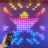 400LEDs Smart App Curtain Lights LED String Light Fairy Light DIY Programmable Pattern And Text Christmas Wedding Bedroom Decor