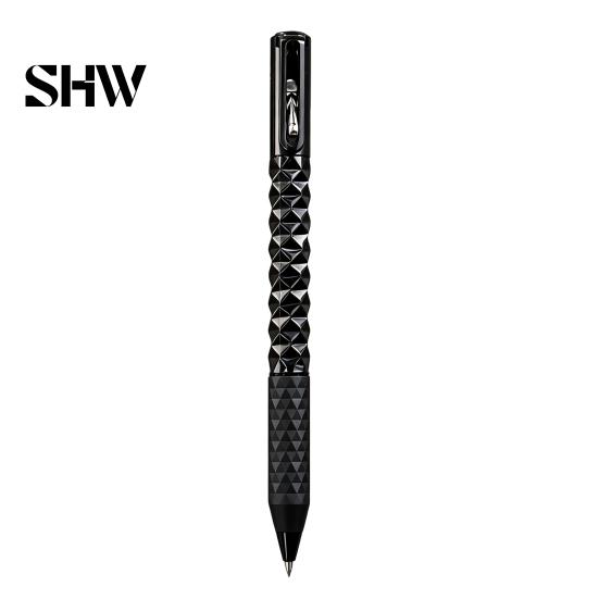 Creative Stress Relief Stationery Deformation Ballpoint Pen, 3D Geometric Ergonomic Fidget Smooth Office Desk Gadgets for Focus Writing Diamond