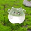 Figurine Luminous Miniature Funny Ghost Pig Rabbit Animals Micro Landscape Ornaments For Halloween Decorations Home Desk Decor