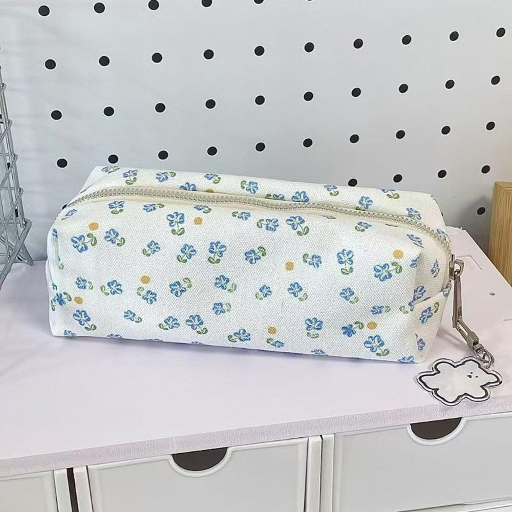 Portable Makeup Bag Autumn Women Storage Bag Corduroy Cosmetic Bag Fashion For School Everyday Use Travel