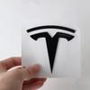 bntfg6 1pcs Car Front For Tesla ModeY Model3 Hood Cover Emblem Sticker Styling Body Rear Trunk Badge Decal Auto Decoration Accessories