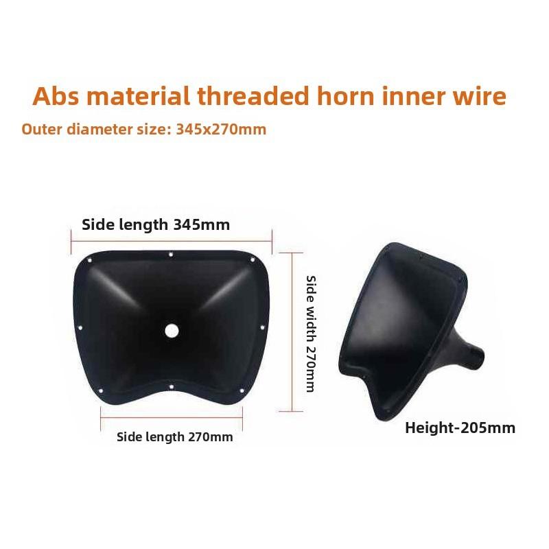 New Multi-Style Threaded Plastic Shell Professional Stage Speaker Accessories High-Frequency Horn Speaker Horn
