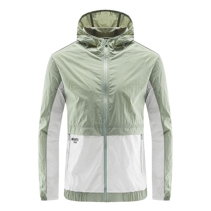 Летняя одежда для защиты от солнца для мужчин, тонкие свободные летние топы, новая куртка для занятий спортом на открытом воздухе из ледяного шелка