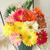 Beautiful Gerbera Artificial Flower Realistic Bright Color Decoration