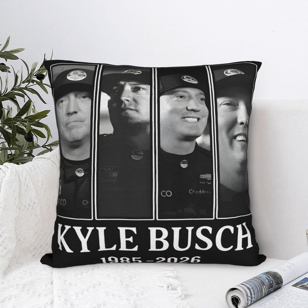 Decorative Pillow Covers Kyle Busch Merch Sofa Throw Pillow Case Cover Square Style Multiple Sizes