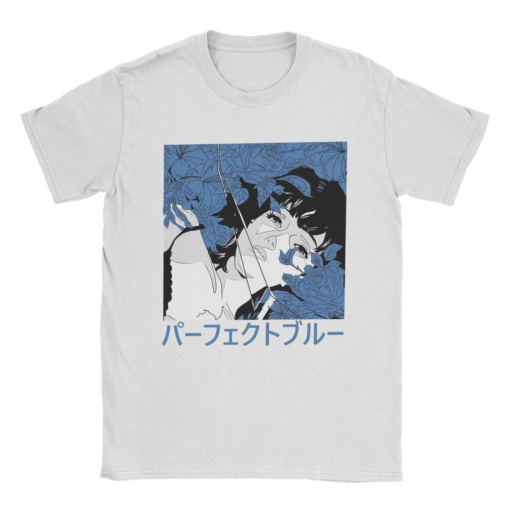 Мужская футболка Perfect Blue Casual Cotton Tee Shirt Short Sleeve Anime T Shirts Round Gate Tops Plus Size