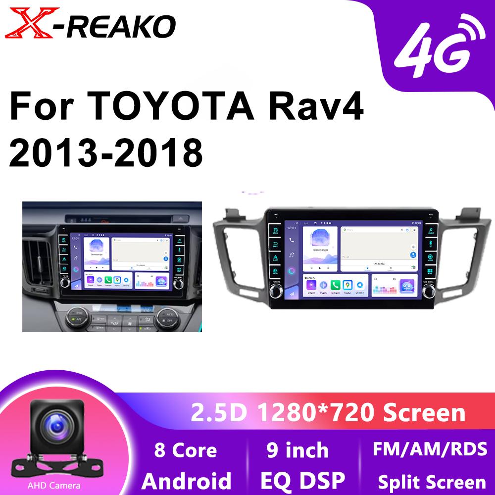 Android 12 8-core Wireless CarPlay Android Auto Radio for Toyota RAV4 RAV 4 2013 - 2018 Car Multimedia GPS 4G 8Core 2din Autoradio