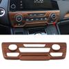 Car Interior Peach Wood Grain Inner Door Handle Decoration Frame Car Styling For Honda CRV CR-V 2017 2018  