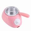 Electric Chocolate   Melting Pot Melter NaMachine Kitchen Tool with   Mould Set (Pink)