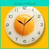 Egg Clock Fried Digital Pointer Silent Restaurant Acrylic Living Room Decor