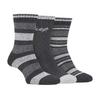Jeep Womens/Ladies Stripe Boot Socks (Pack of 3)