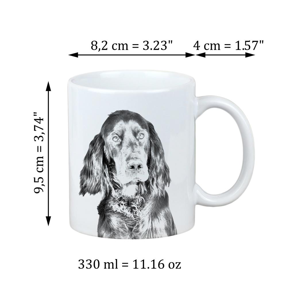 Gordon setter - cup with a dog, cup with a photo, personalized gift from the Art-Dog brand