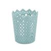 Plastic Hollow Flower Cylinder Pen Pencil Brush Holder Storage Desktop Organizer