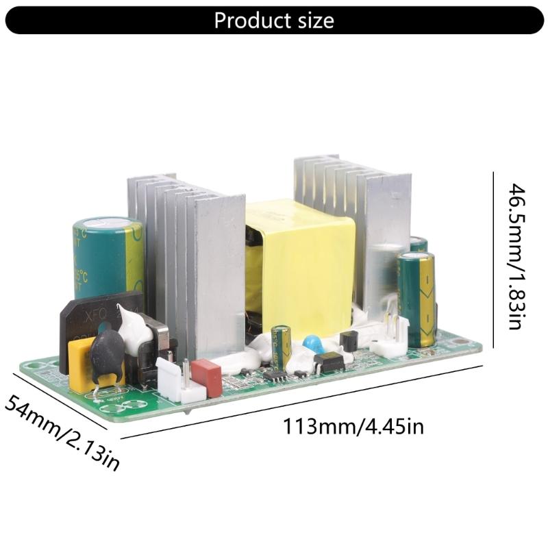 Protected DC24V6A Power Supply Module Featuring Overcurrent Overloads Short Circuits Safety AC Input 100 240V for Various Applications