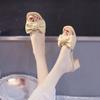 Woman Slippers Slip-resistant Slides Cute With Bow Shoes For Women Kawaii Sandals Cheap Wholesale Bulk Clappers On Sale H Sandal