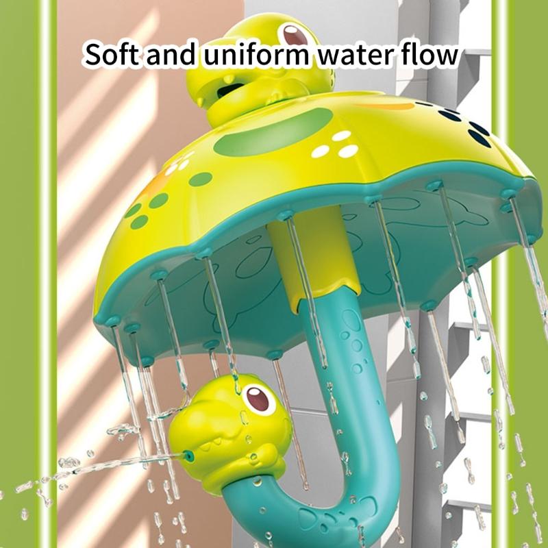 Креативный мультяшный зонтик-лейка в виде динозавра для детей, забавная интерактивная игрушка для душа