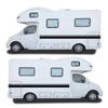Car Two Side RV Stripes Graphics Decals Car Stickers Vinyl Graphics for Caravan Travel Trailer