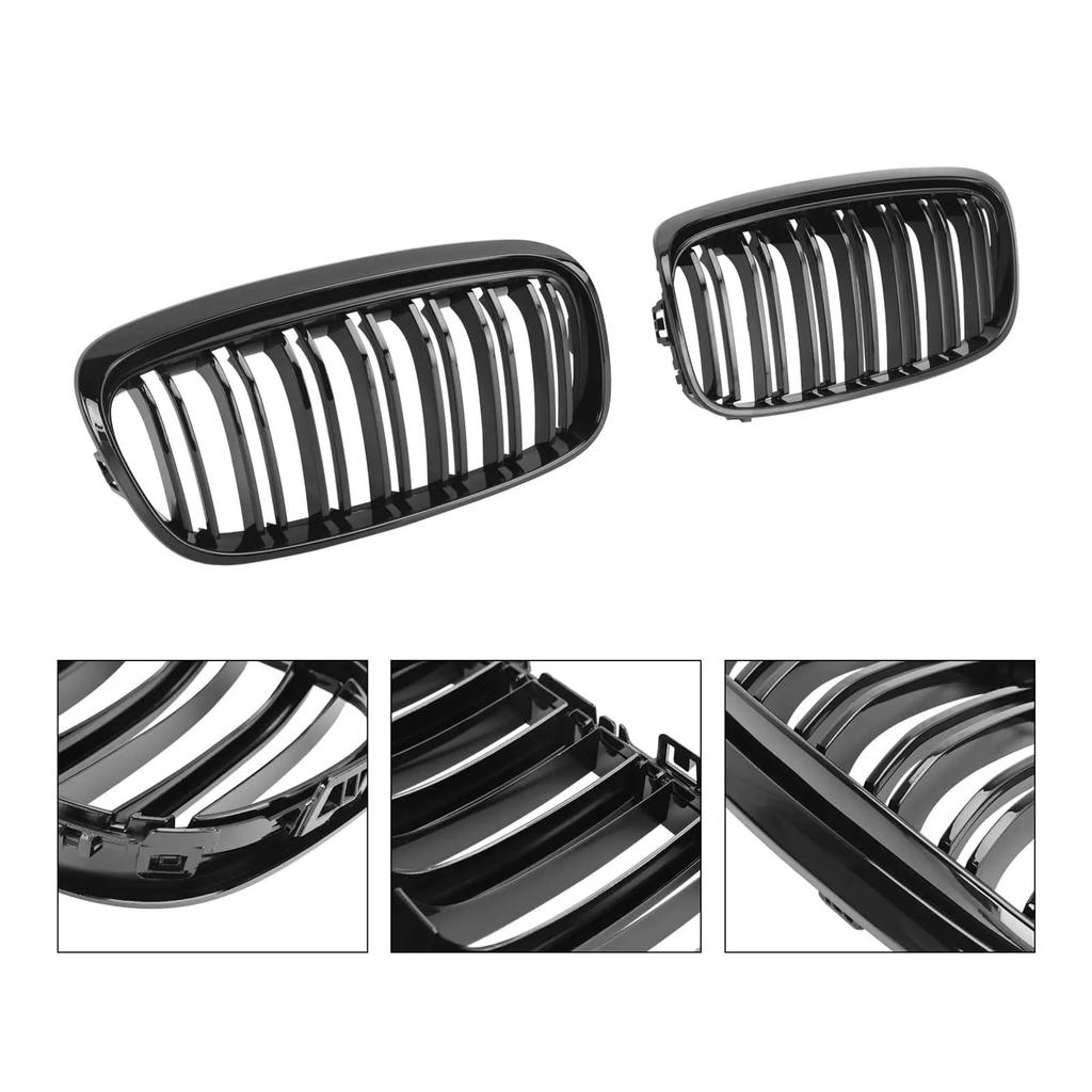 Car Front Mesh Grille Racing Grille Compatible with BMW 2 Series F45 F46 Tourer
